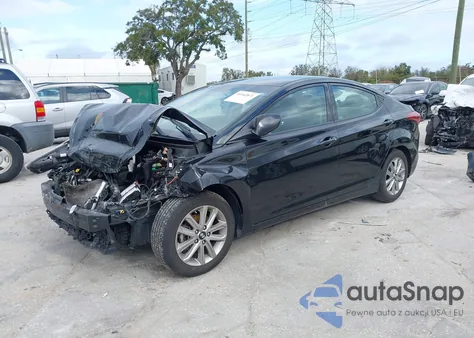 2014 Hyundai Elantra Se z USA, uszkodzony, nr VIN 5NPDH4AE0EH484614